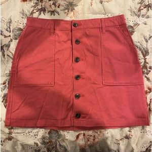 3/$30 ANA button front mini skirt size 6